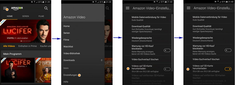Amazon Prime Video-App